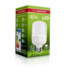 Лампа светодиодная Eurolamp Plastic 40 Вт T120 матовая E27 220 В 6500 К