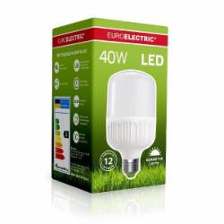 Лампа светодиодная Eurolamp Plastic 40 Вт T120 матовая E27 220 В 6500 К