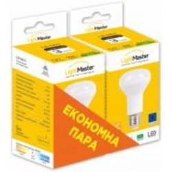 Лампа светодиодная LightMaster LB-663 2 шт./уп. 9 Вт R63 матовая E27 220 В 4000 К