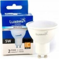 Лампа светодиодная Luxray 5 Вт MR16 матовая GU10 220 В 4200 К LX442-GU10-05