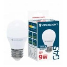 Лампа светодиодная Enerlight 9 Вт G45 матовая E27 220 В 4100 К G45E279SMDNFR