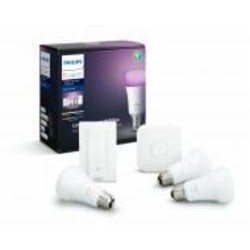 Умная лампа Philips Smart Hue RGB DIM 3шт./уп. + БУ Hue Bridge + БУ DIM 10 Вт A60 матовая E27 220 В 2000-6500 К 929002216825