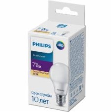 Лампа светодиодная Philips EcoHome 7 Вт A60 матовая E27 90-250 В 3000 К 929002298617