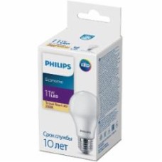 Лампа светодиодная Philips EcoHome 11 Вт A60 матовая E27 90-250 В 3000 К 929002299217