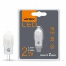 Лампа светодиодная Videx 2 Вт G4 матовая G4 220 В 4100 К 24632