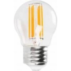 Лампа светодиодная HOROZ ELECTRIC Filament Mini Globe G45 4 Вт E27 2700 К 220 В прозрачная 001-063-0004-010
