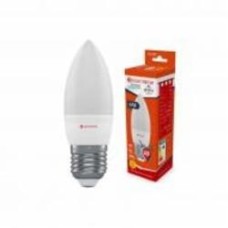 Лампа светодиодная Electrum 35х98 6 Вт C37 матовая E27 220 В 3000 К