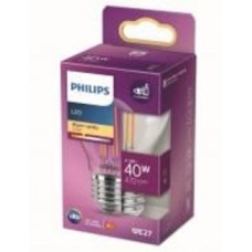 Лампа светодиодная Philips P45 4,3 Вт E27 2700 К 220-240 В прозрачная 929001890555