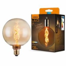 Лампа светодиодная Videx FIL VL-DNA-G125-A G125 3,5 Вт E27 1800 К 220 В желтая 27609