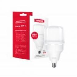 Лампа светодиодная Maxus 30536029 50 Вт Т130 матовая E40/E27 220 В 5000 К 1-MHW-7505
