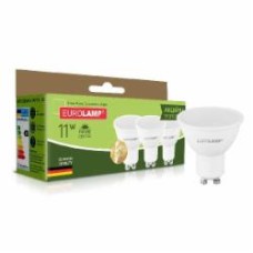 Лампа светодиодная Eurolamp 11 Вт MR16 матовая GU10 175 В 3000 К MLP-LED-SMD-11103(3)