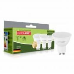 Лампа светодиодная Eurolamp 11 Вт MR16 матовая GU10 175 В 4000 К MLP-LED-SMD-11104(3)
