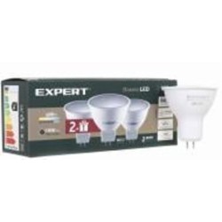 Лампа светодиодная Expert LED Комплект 2 шт. +1 шт. в подарок 10,5 Вт MR16 матовая GU5.3 175 В 4000 К ELM-MR16-10,5W-GU5.3