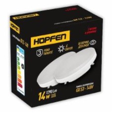 Лампа светодиодная Hopfen GX53 1290Lm 2шт/уп 14 Вт матовая GX53 220 В 3500 К