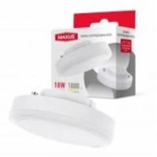 Лампа светодиодная Maxus 10 Вт матовая G53 220 В 4100 К 1-GX53-10W