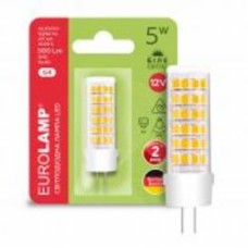 Лампа светодиодная Eurolamp 5 Вт капсульная прозрачная G4 12 В LED-G4-0540(12)
