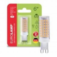 Лампа светодиодная Eurolamp 6 Вт капсульная прозрачная G9 220 В LED-G9-0640(220)