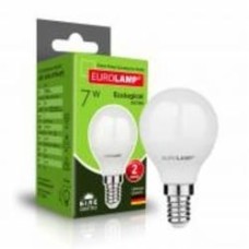 Лампа светодиодная Eurolamp ECO 7 Вт G45 матовая E14 220 В LED-G45-07144(P)