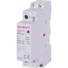Контактор E.NEXT e.mc.pro.2.25.1NO+1NC, 2р, 25А, 1NO+1NC, 220В p005220