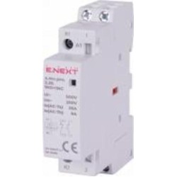 Контактор E.NEXT e.mc.pro.2.25.1NO+1NC, 2р, 25А, 1NO+1NC, 220В p005220