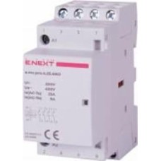 Контактор E.NEXT e.mc.pro.4.25.4NO, 4р, 25А, 4NO, 220В p005205