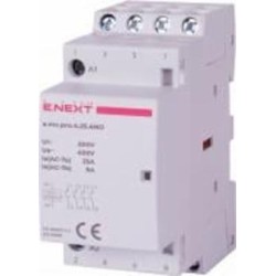 Контактор E.NEXT e.mc.pro.4.25.4NO, 4р, 25А, 4NO, 220В p005205