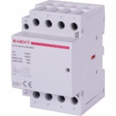 Контактор E.NEXT e.mc.pro.4.40.4NO, 4р, 40А, 4NO, 220В p005207