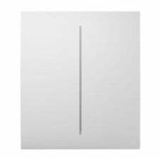 Умная кнопка Ajax CenterButton (2-gang) white для двухклавишного выключателя белый