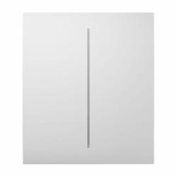 Умная кнопка Ajax CenterButton (2-gang) white для двухклавишного выключателя белый