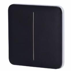 Умная кнопка SoloButton (2-gang) black для двухклавишного выключателя черный