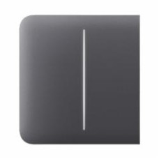 Умная кнопка Ajax SideButton (2-gang) graphite для двухклавишного выключателя черный