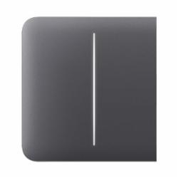 Умная кнопка Ajax SideButton (2-gang) graphite для двухклавишного выключателя черный