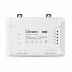 Умное реле-переключатель 4-канальный переключатель Wi-Fi Sonoff белый