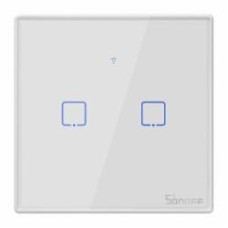 Умный выключатель Sonoff сенсорный T2EU2C-TX белый