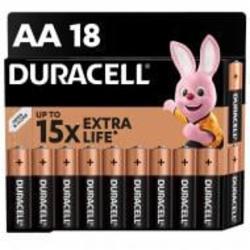 Батарейка Duracell MN1500 AA (пальчиковые) 18 шт.