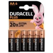 Батарейки Duracell Plus LR06 AA (R6, 316) 6 шт.