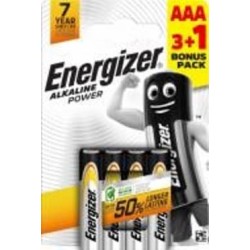 Батарейки Energizer Power E92 BP AAA (мизинчиковые) 4 шт. (E300159600)