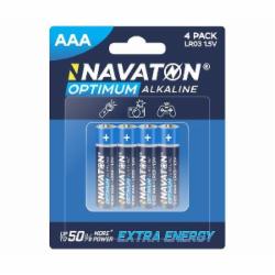 Батарейки NAVATON 4AAA-LR03-4B AAA (мизинчиковые) 4 шт. (LR03-4B)