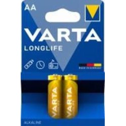 Батарейка Varta Longlife AA (R6, 316) 2 шт. (4106101412)