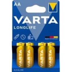 Батарейка Varta Longlife AA (R6, 316) 4 шт. (4106101414)