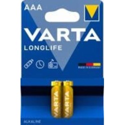 Батарейка Varta Longlife AAA (R03, 286) 2 шт. (4103101412)