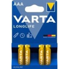 Батарейка Varta Longlife AAA (R03, 286) 4 шт. (4103101414)