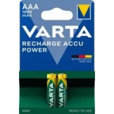 Аккумулятор Varta Rechargeable 1000 mAh AAA (R03, 286) 2 шт. (5703301402)