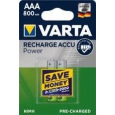 Аккумулятор Varta Rechargeable 800 mAh AAA (R03, 286) 2 шт.