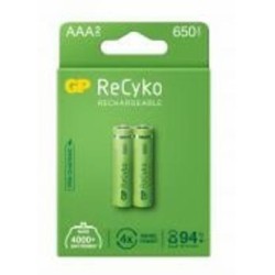 Аккумулятор GP Recyko 650AAAHCЕ-U_КУ AAA (R03, 286) 2 шт.