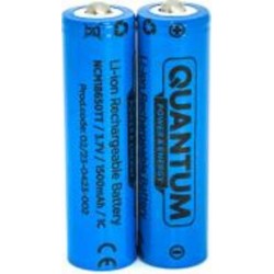 Аккумулятор Quantum Li-ion NCM18650 1500mAh 1С с клеммным выступом 18650 2 шт. (NCM18650TT/1500-PB2)