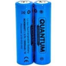 Аккумулятор Quantum Li-ion NCM18650 3000mAh 1С с клеммным выступом 18650 2 шт. (NCM18650TT/3000-PB2)