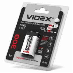 Аккумулятор Videx 6HR61 300mAh уп.-1шт. 12/96 6HR61 1 шт. (24477)