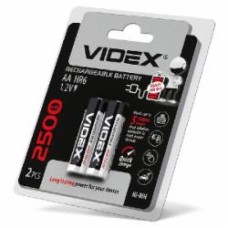 Аккумулятор Videx HR6/AA 2500mAh AA (пальчиковые) 2 шт. (23341)