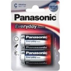 Батарейка Panasonic Everyday Power C (R14, 343) 2 шт. (LR14REE/2BR)